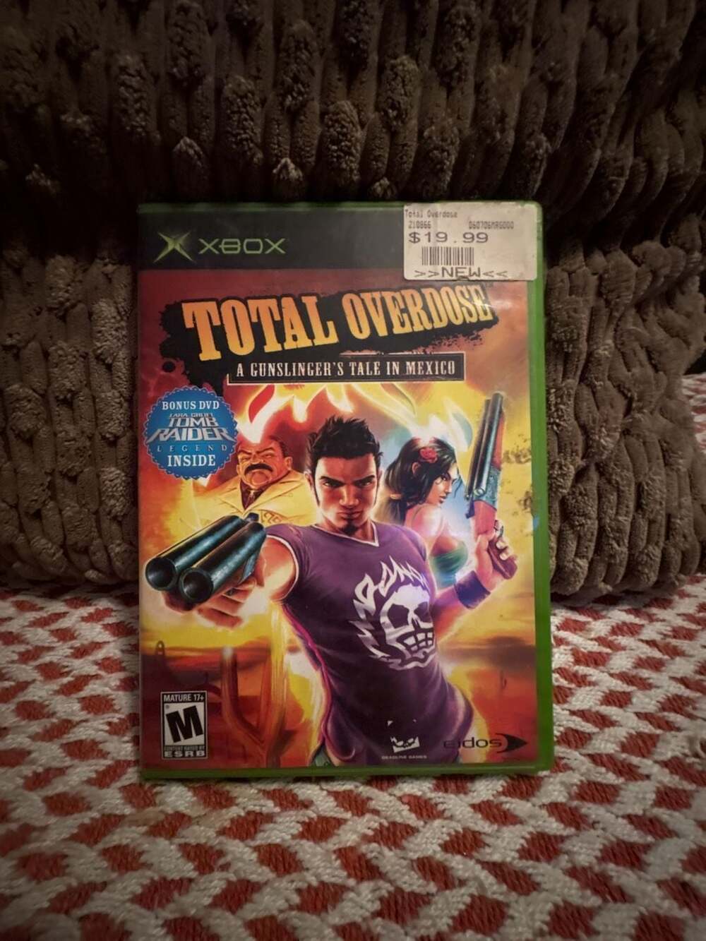 Total Overdose: A Gunslinger's Tale in Mexico (Xbox, 2005) with Tomb Raider Lege